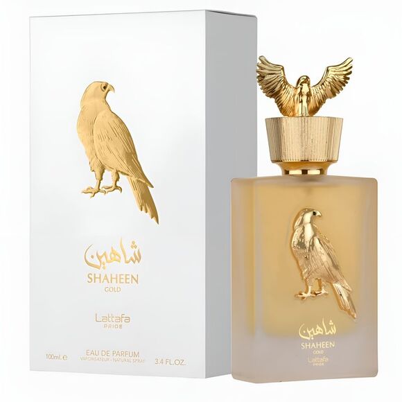 Lattafa Pride Shaheen Gold Eau de Parfum EDP Spray for Unisex 3.4oz/100ml - New - Picture 2 of 3